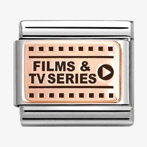 Nomination Classic Rose Gold Films & TV Series Charm