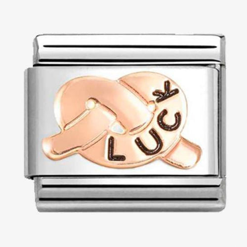 Nomination Classic Rose Gold Luck Knot Charm