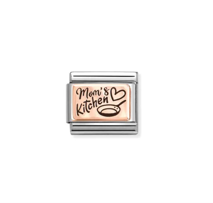 Nomination Classic Rose Gold Mom's Kitchen Charm