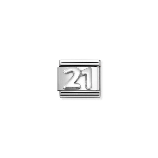 Nomination Classic Silver 21 Charm