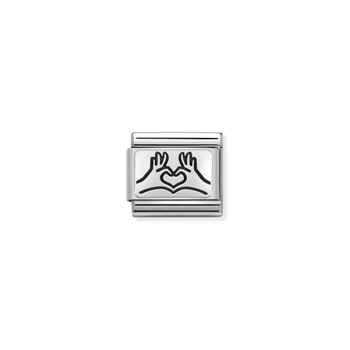 Nomination Composable Classic Silver Charm - Heart Hands