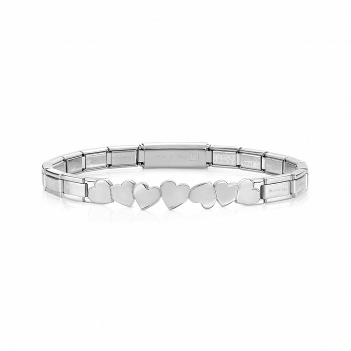 Nomination Trendsetter Stainless Steel Hearts Bracelet