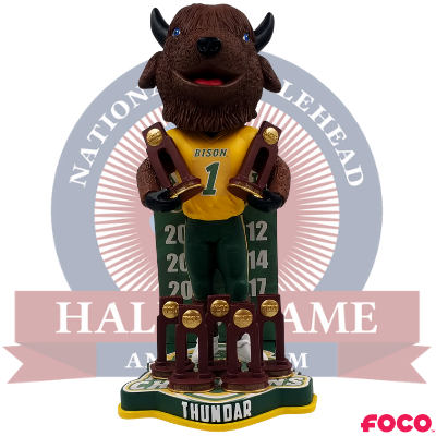 North Dakota State Bison 7-Time National Champions Bobblehead