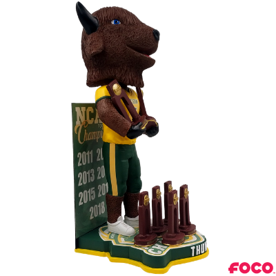 North Dakota State Bison 7-Time National Champions Bobblehead