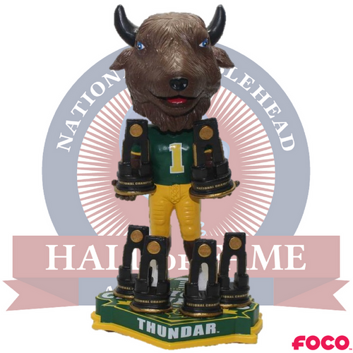 North Dakota State Bison NCAA College Football National Champions Bobblehead