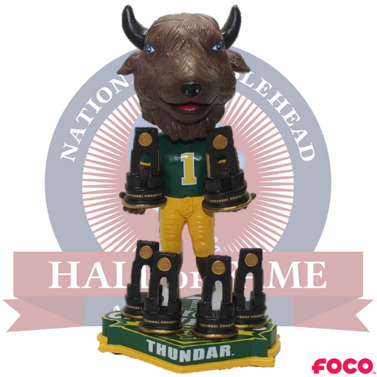 North Dakota State Bison NCAA College Football National Champions Bobblehead