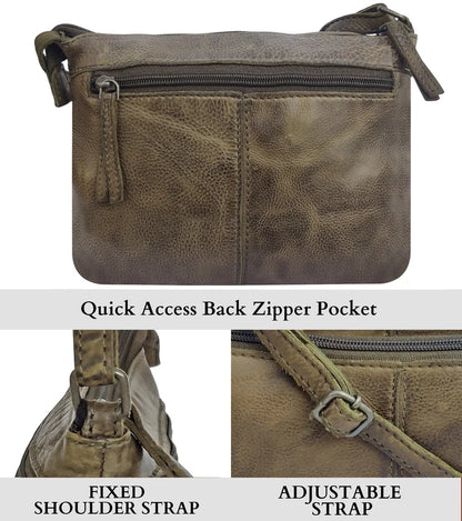 leather sling bag for women