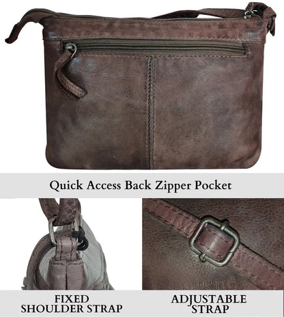 womens leather crossbody bags