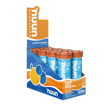 8 tubes of Nuun Immunity Blueberry Tangerine.