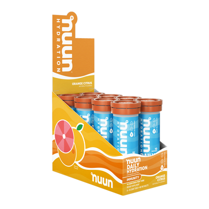 8 tubes of Nuun Immunity Orange Citrus.