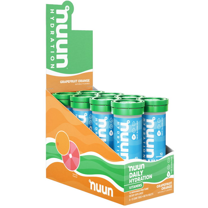8 tubes of Nuun Vitamins Grapefruit Orange.