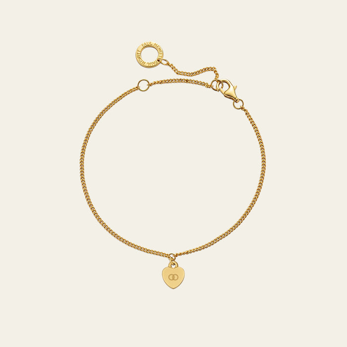Ocean Heart Armkette Gold
