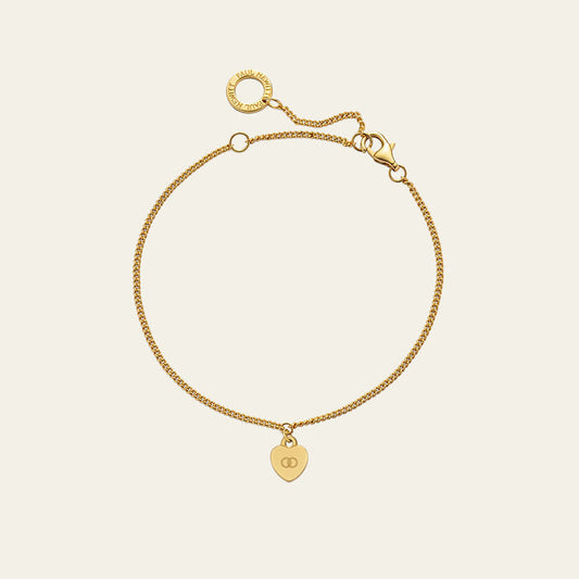 Ocean Heart Armkette Gold