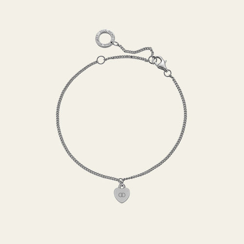 Ocean Heart Armkette Silber