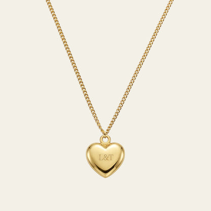 Ocean Heart Halskette Gold
