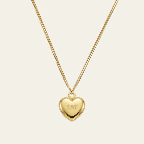 Ocean Heart Halskette Gold