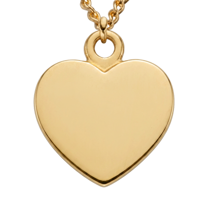 Ocean Heart Halskette Gold