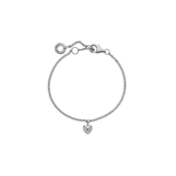 Ocean Heart Mini Armkette Silber
