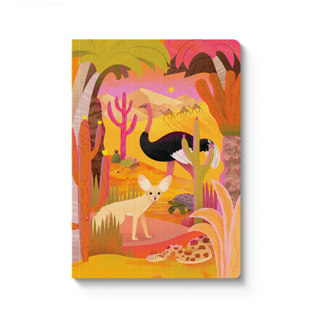Ohh Deer A5 Animals Of The Sahara Paperback Notebook