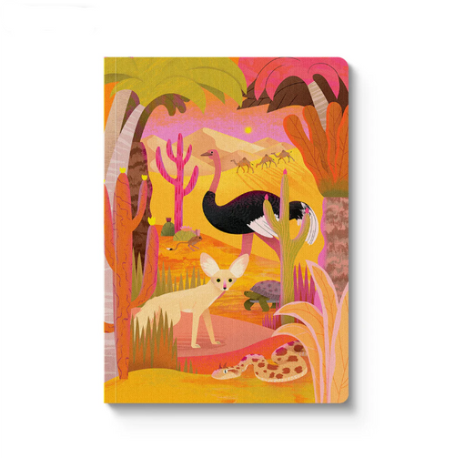 Ohh Deer A5 Animals Of The Sahara Paperback Notebook