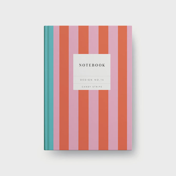 Ohh Deer A5 Candy Stripe Hardback Notebook