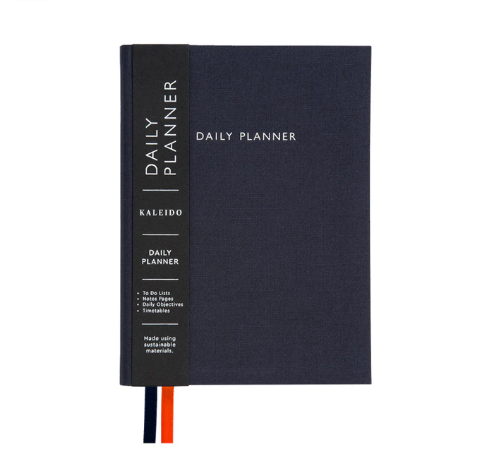 Ohh Deer Off Black Fabric Daily Planner