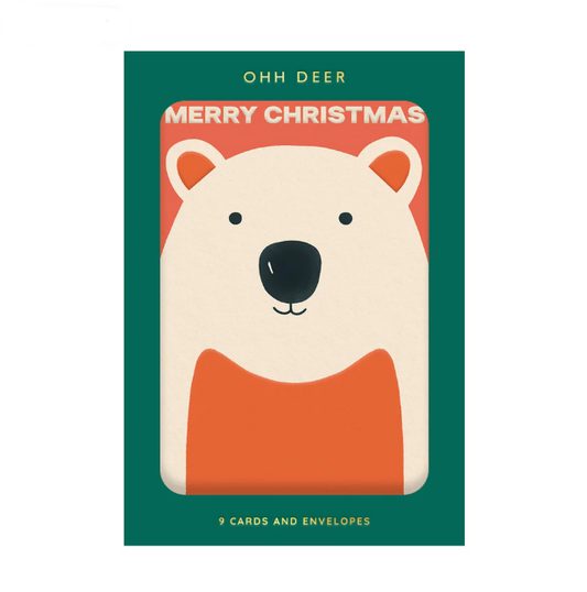 Ohh Deer Pack Of 9 Christmas Cards - Christmas Characters