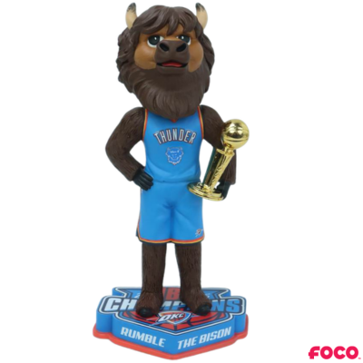 Oklahoma City Thunder 2025 NBA Champions Bobbleheads