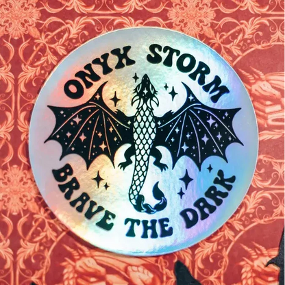 Onyx Storm Inspired Sticker Bookmarks