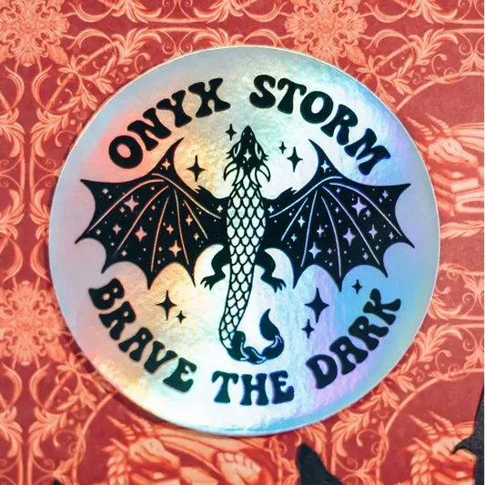 Onyx Storm Inspired Sticker Bookmarks