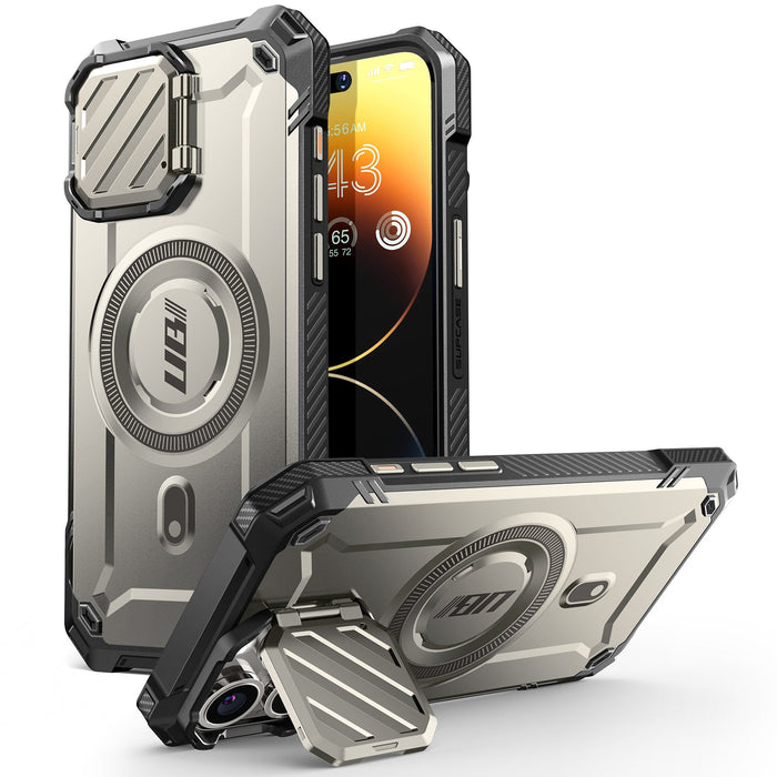 OPEN BOX | iPhone 15 Pro Max 6.7 inch Unicorn Beetle MAG XT MagSafe Case - Titan Gray