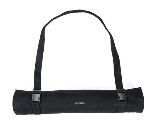 Yoga Mat Carrier Bag- Organic Cotton Canvas - Protects habitat for chimpanzees in Uganda! - Give Back Goods