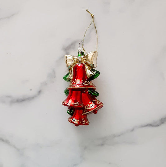 Ornament Red & Gold Bells