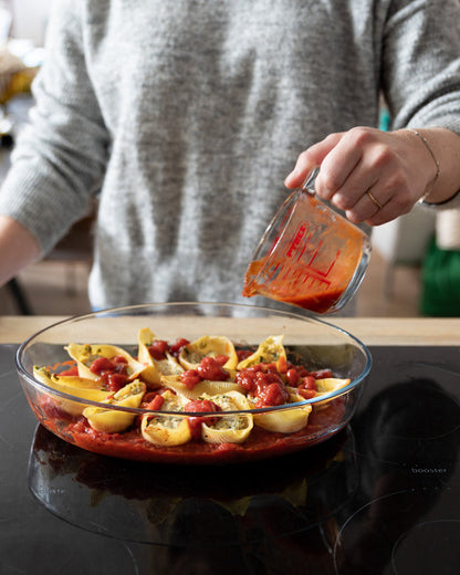 Oval glass oven dish compatible air fryer