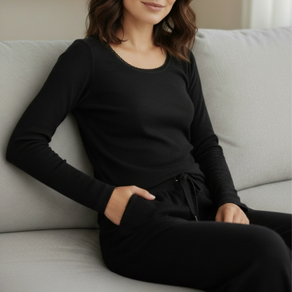 Pantalon jogger Femme Noir