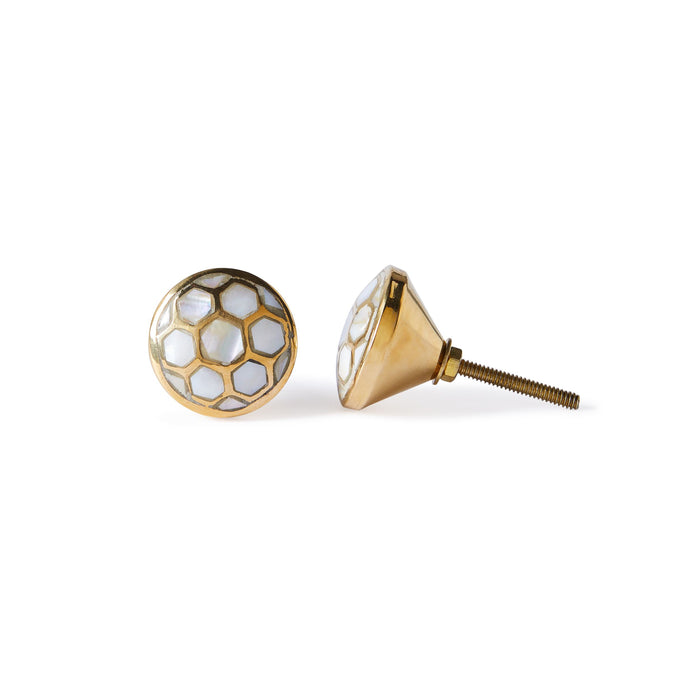 Pearl Honeycomb Knob 3.5cm