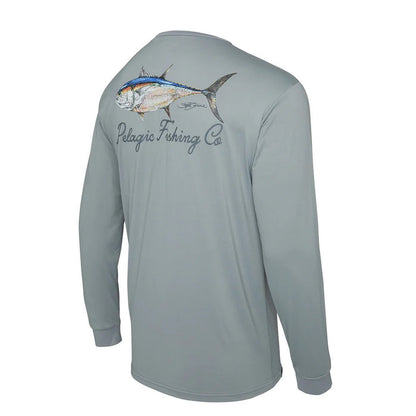 pelagic-aquatek-goione-bluefin-tuna-long-sleeve-performance-shirt-gray-back-primary