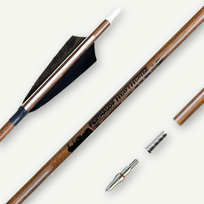 Penthalon Carbonpfeile Heavy Hunter Naturfedern