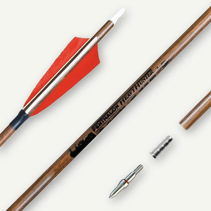 Penthalon Carbonpfeile Heavy Hunter Naturfedern 600