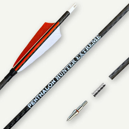 Penthalon Carbonpfeile Hunter Extreme Naturfedern 600