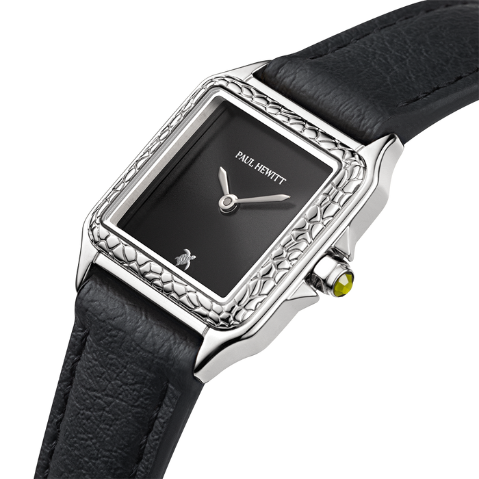Petite Tortue black & silver