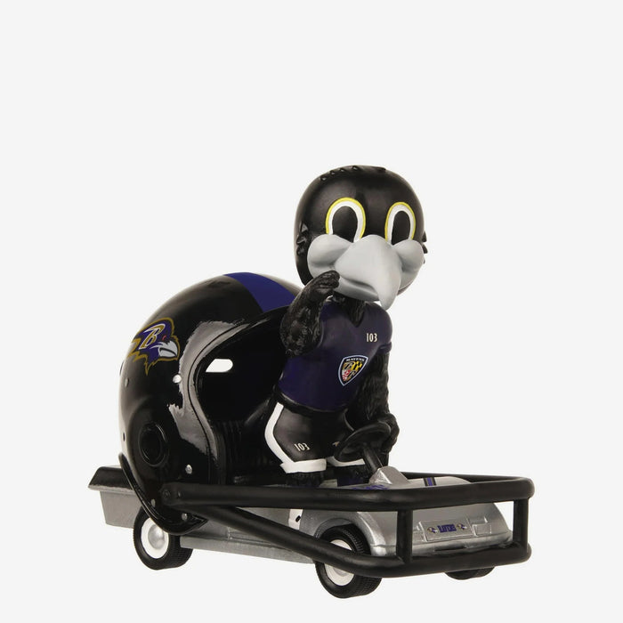 Poe Baltimore Ravens Helmet Cart NFL Football Bobblehead