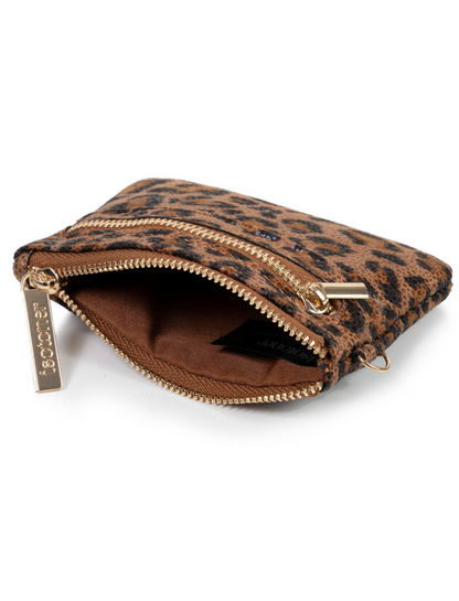 Porte-monnaie Femme zippé Léopard