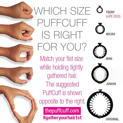PuffCuff Mini Pack - 2.5 inch (3 Pcs) - Black