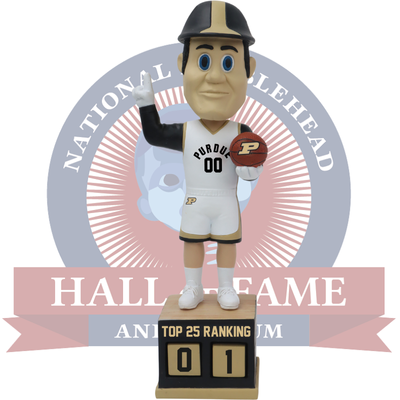 Purdue Pete Purdue Boilermakers Basketball Top 25 Ranking Tracker Bobblehead (Presale)