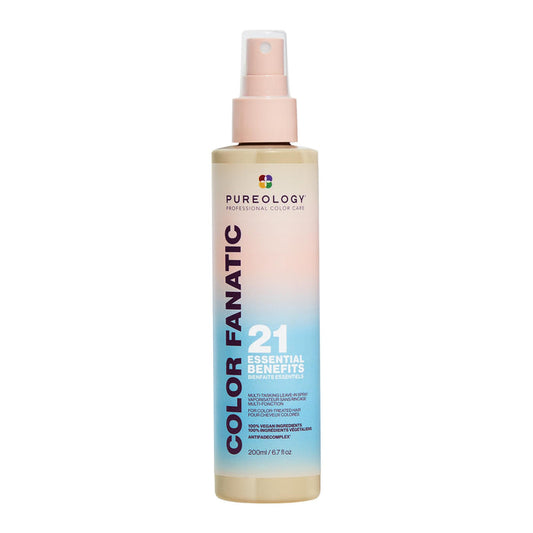 Pureology Color Fanatic 21 Essential Benefits Multi-Tasking Leave-In Spray 200ml for colour-treated hair with vegan ingredients and AntiFade Complex