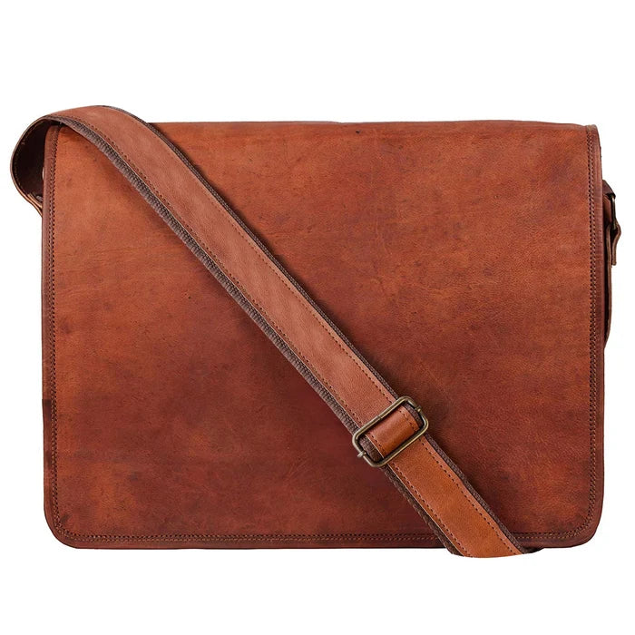 Quest Artisian Leather iPad Tablet Messenger Bag (11 Inch)