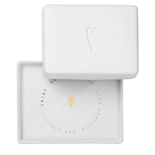 Rader Heart Butter Dish