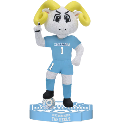Rameses North Carolina Tar Heels Mascot 2024 Women's Soccer National Champions Bobbleheads