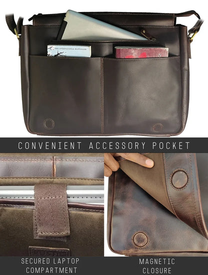 Leather Laptop Bag